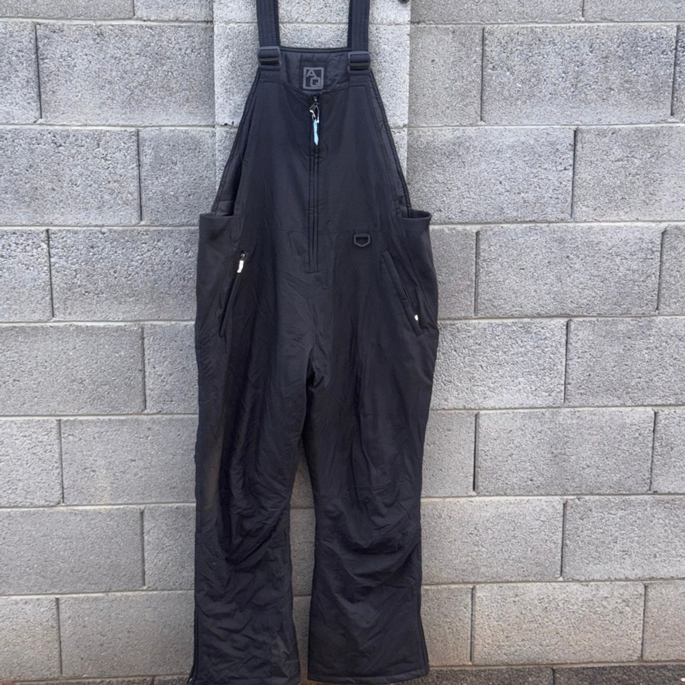 NET Arctic Quest Black Ski Bib SNOW Bib Overalls XL